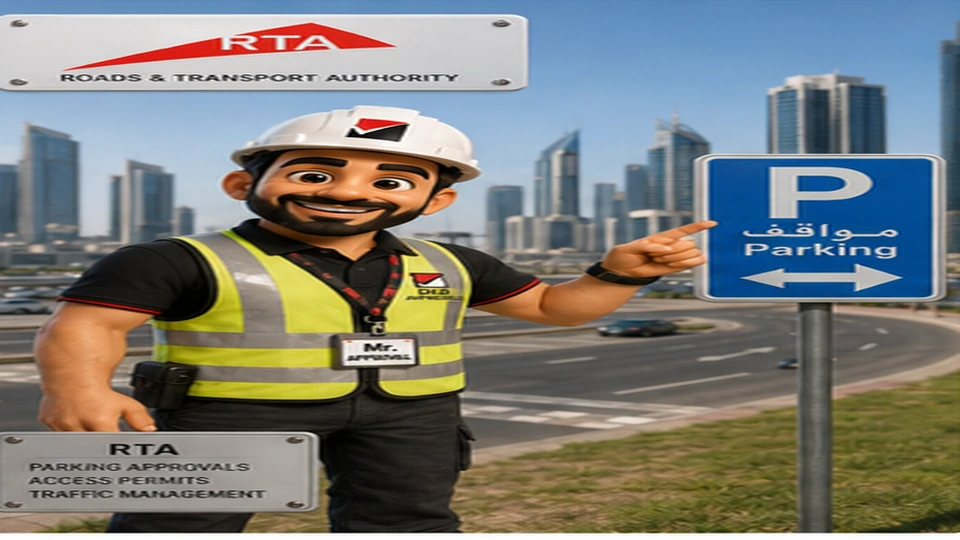 Roads & Transport Authority approval scene with Mr. Approval